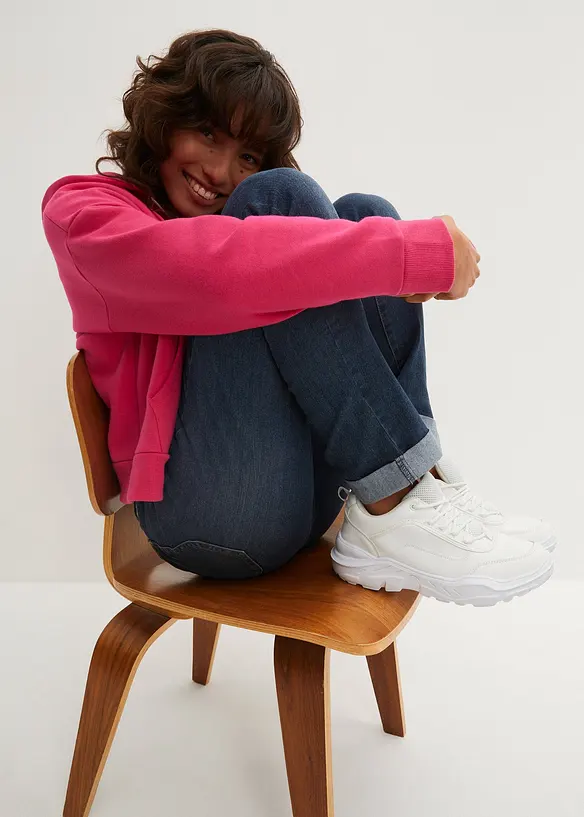 Straight-jeans Mid Waist, Stretch, bonprix