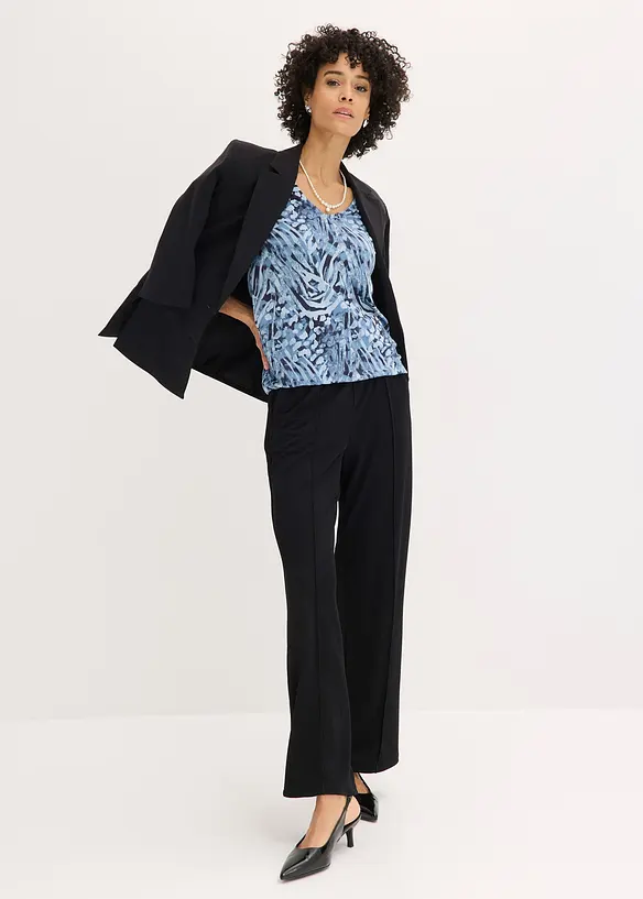 Topp med elastisk linning, bonprix