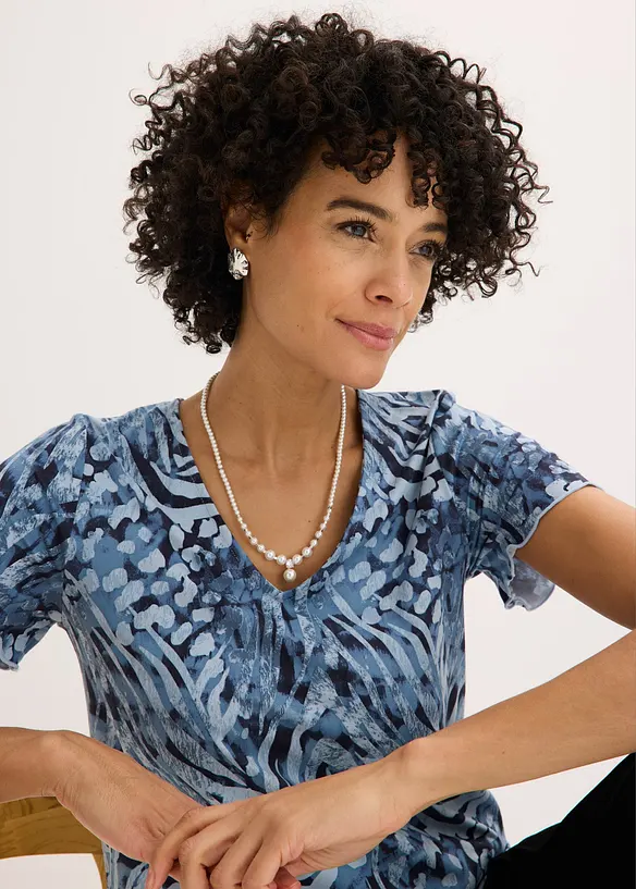 Topp med elastisk linning, bonprix