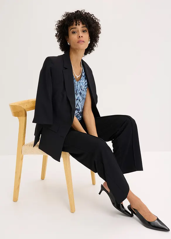 Topp med elastisk linning, bonprix