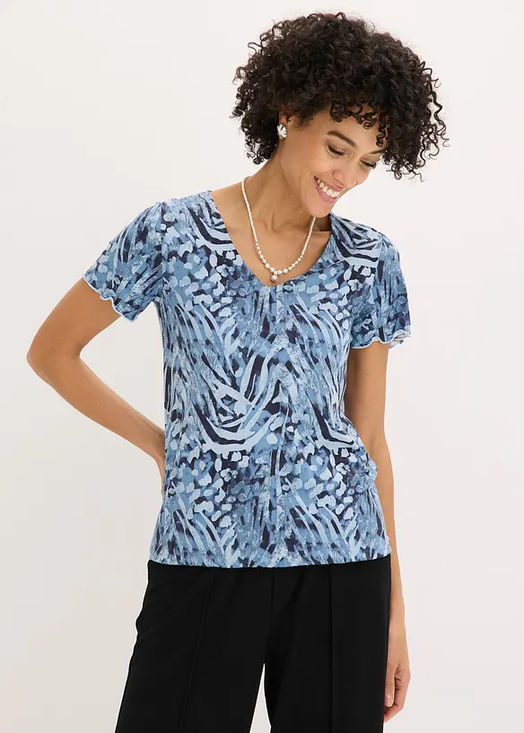 Topp med elastisk linning, bonprix