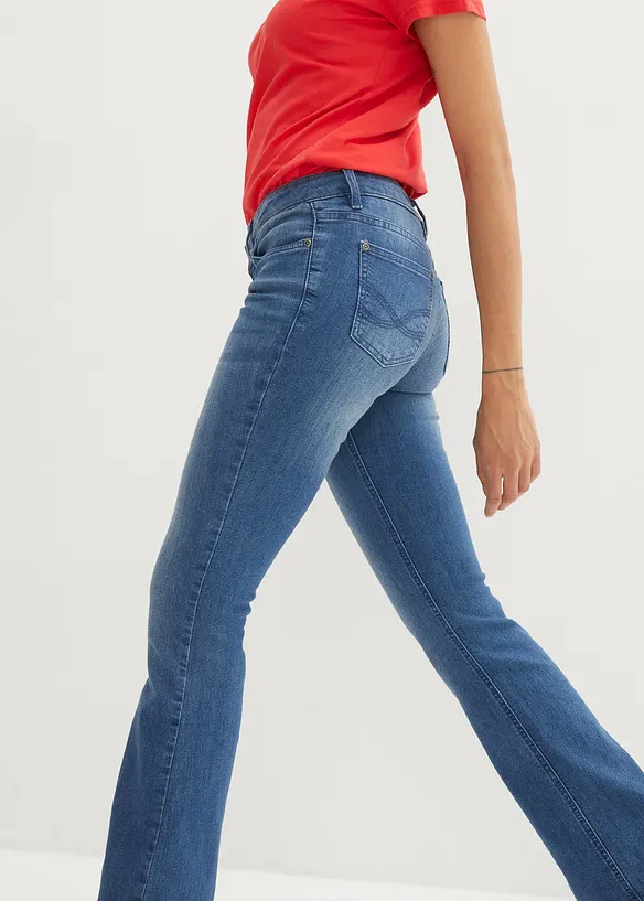 Bootcut-jeans Mid Waist, Stretch, bonprix