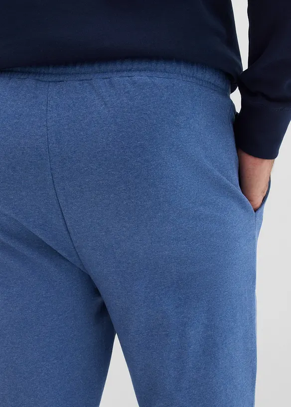 Innvendig flosset joggebukset med rett nederkant, bonprix