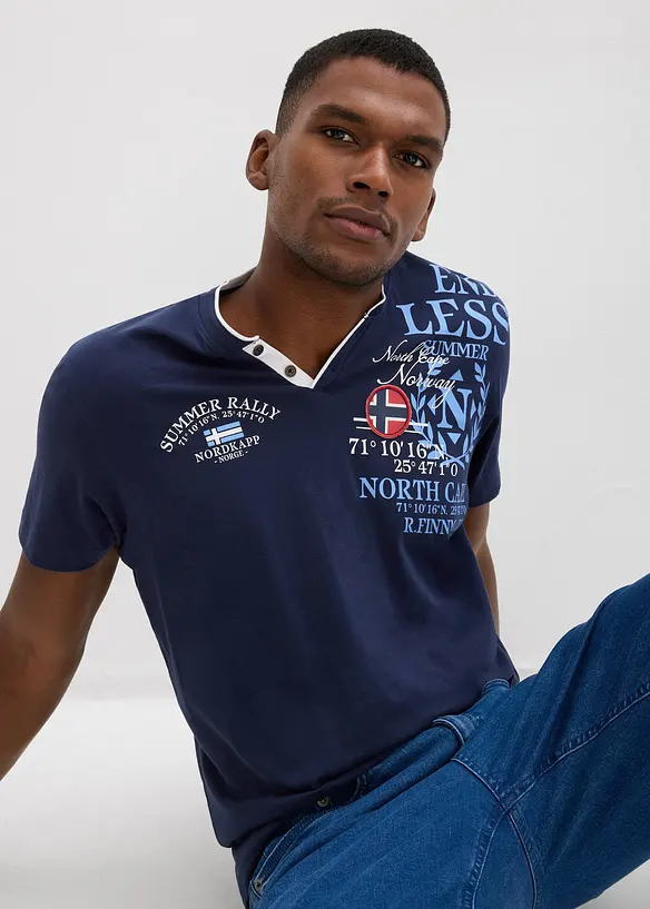 Kortermet bestefartr&oslash;ye i 100% &oslash;kologisk bomull, bonprix