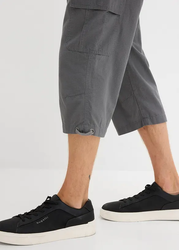 Regular Fit-cargo-bermudashorts i 100% bomull, lang, bonprix