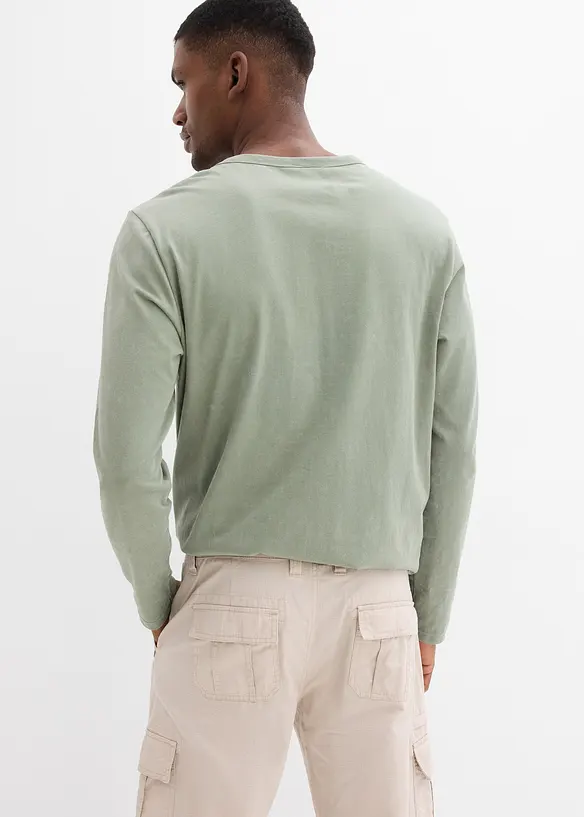 Regular Fit-cargo-bermudashorts i 100% bomull, lang, bonprix