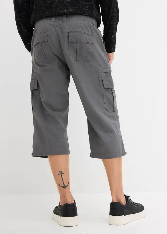 Regular Fit-cargo-bermudashorts i 100% bomull, lang, bonprix