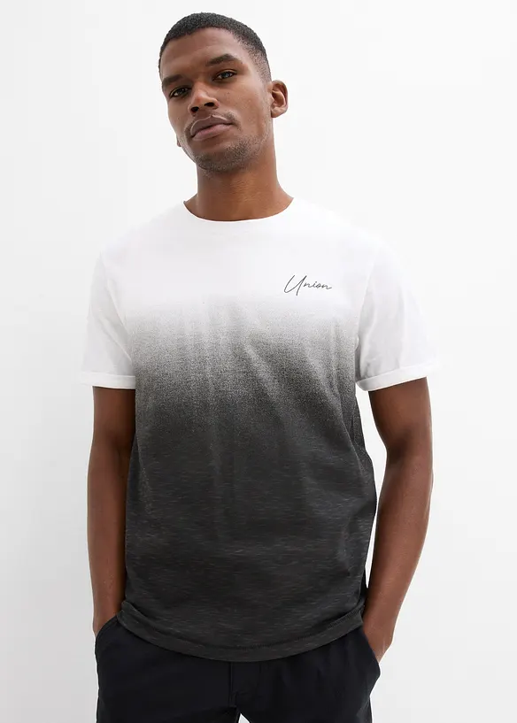 T-skjorte i 100% bomull, Slim Fit, bonprix