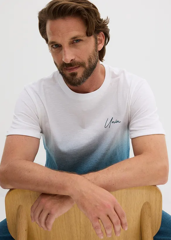 T-skjorte i 100% bomull, Slim fit, bonprix