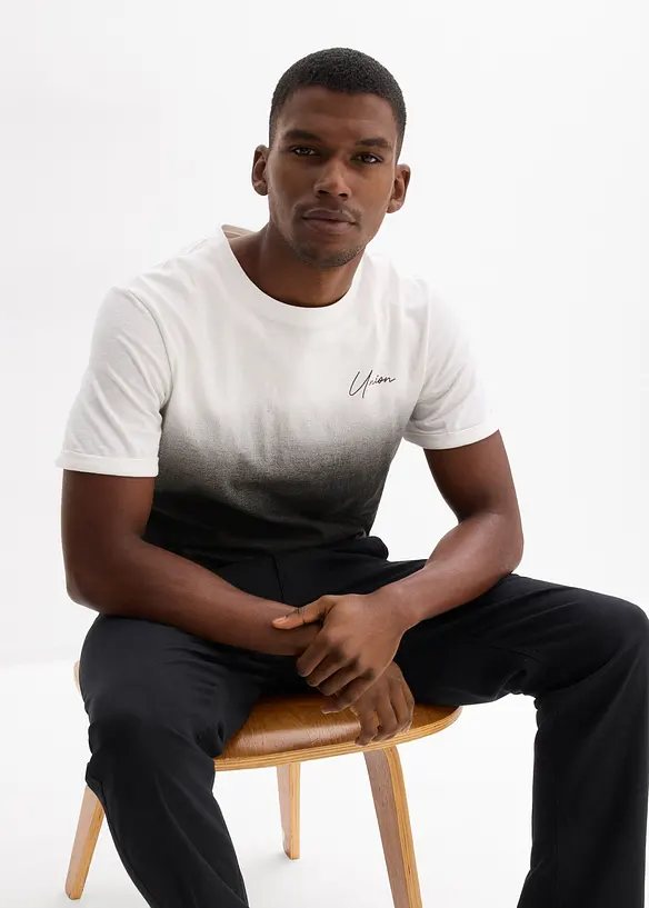 T-skjorte i 100% bomull, Slim Fit, bonprix