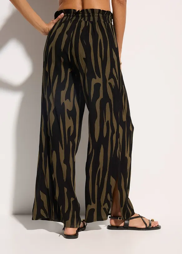 Strandbukse i lett viskose, bonprix