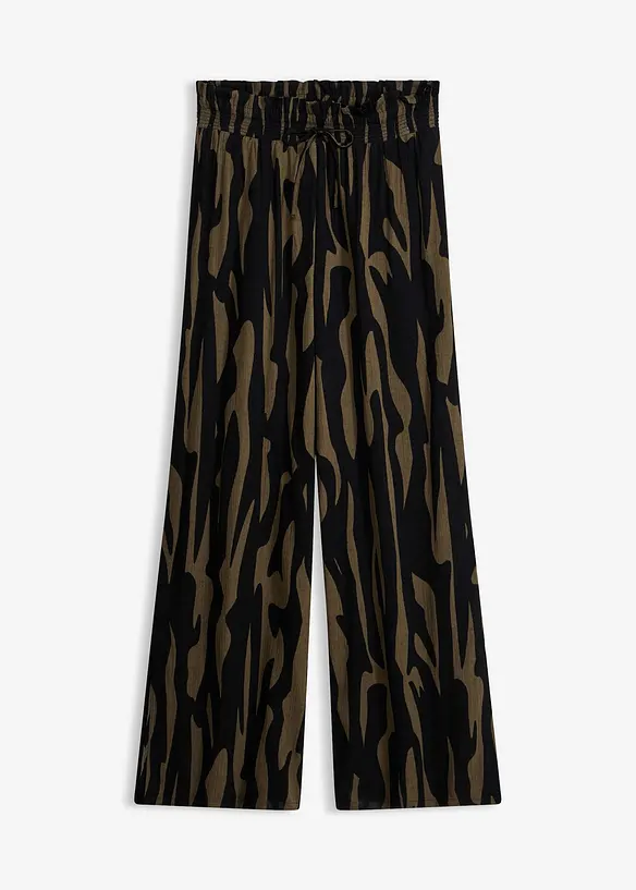 Strandbukse i lett viskose, bonprix