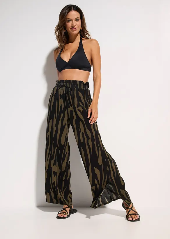 Strandbukse i lett viskose, bonprix