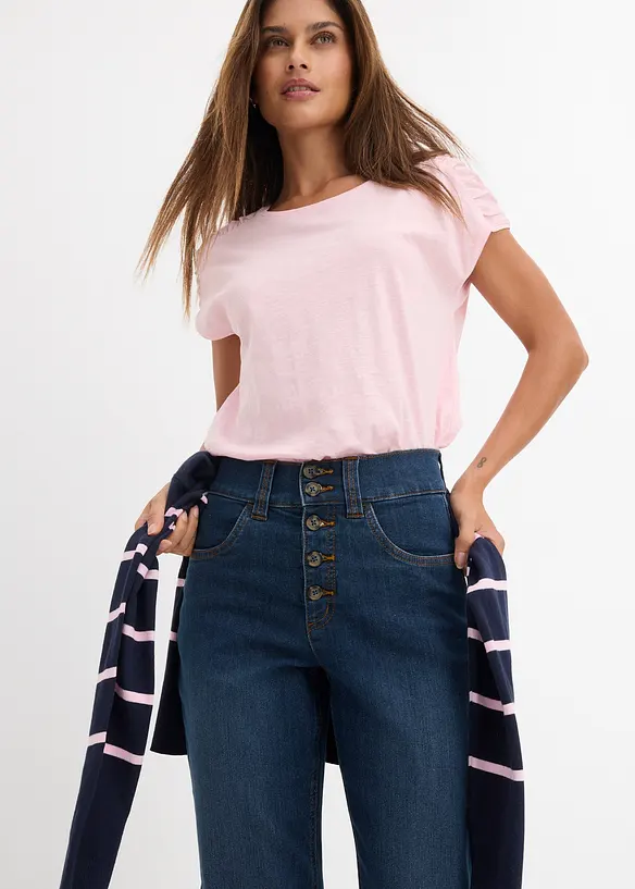 Straight-jeans High Waist, Stretch, bonprix