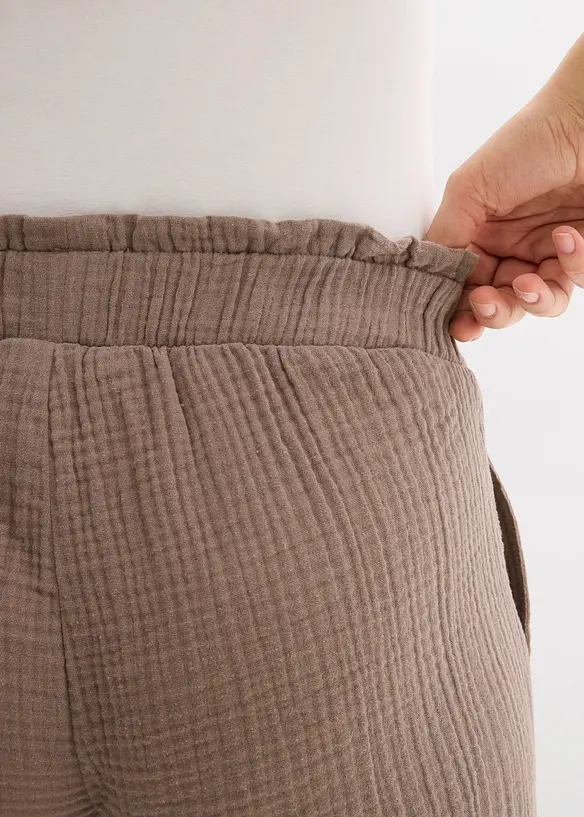 Culottes i bomullsmusselin, bonprix