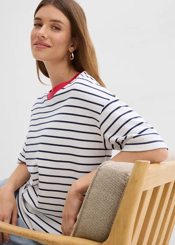 T-skjorte i 100% &oslash;kologisk bomull, bonprix