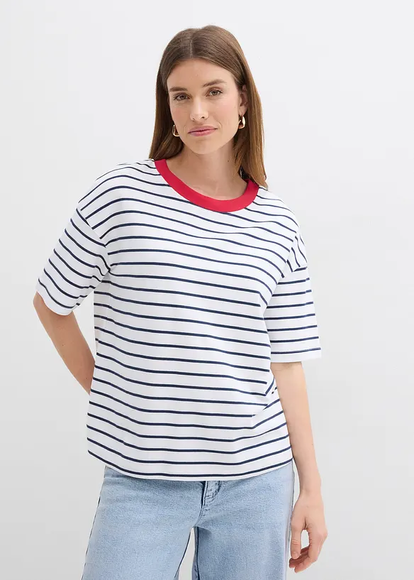 T-skjorte i 100% &oslash;kologisk bomull, bonprix