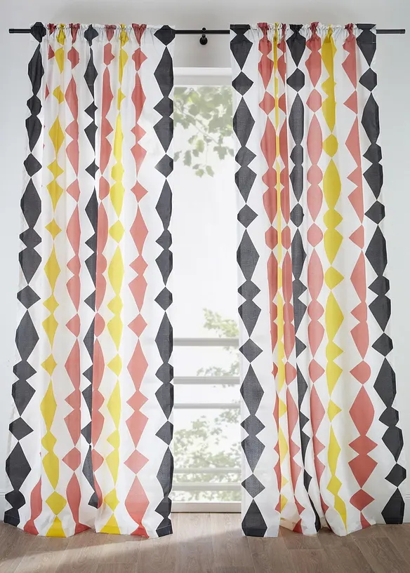 Gardin i resirkulert polyester (1-pack), bonprix