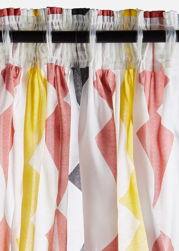 Gardin i resirkulert polyester (1-pack), bonprix