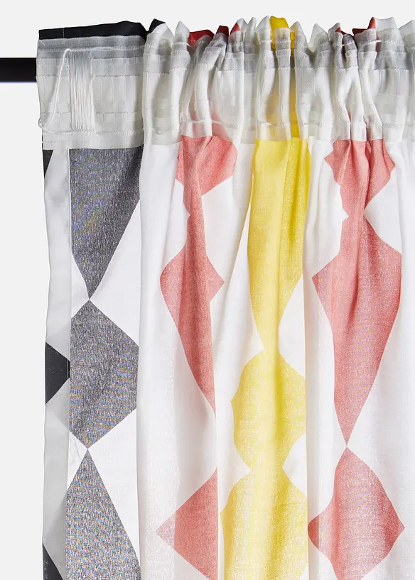 Gardin i resirkulert polyester (1-pack), bonprix