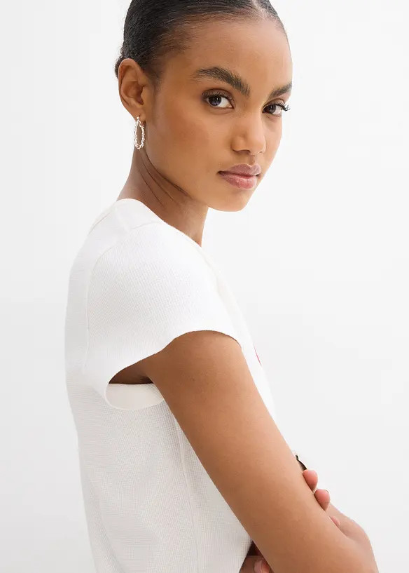 T-skjorte i 100% &oslash;kologisk bomull, bonprix