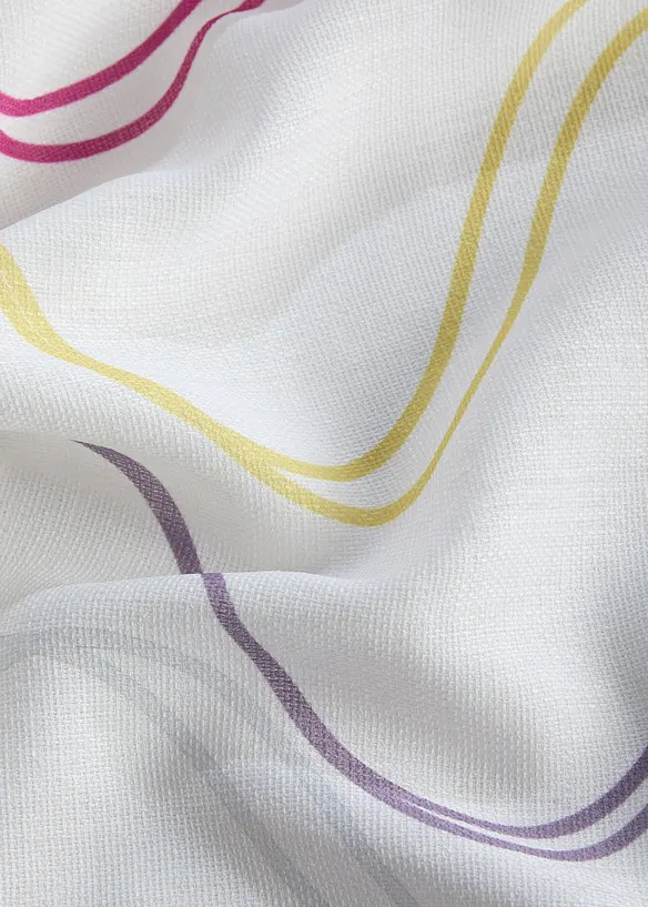 Gardin med b&oslash;lgem&oslash;nster (1-pack), bonprix