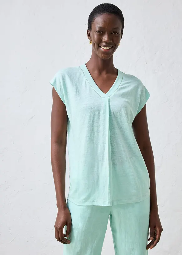 T-skjorte i lin, bonprix