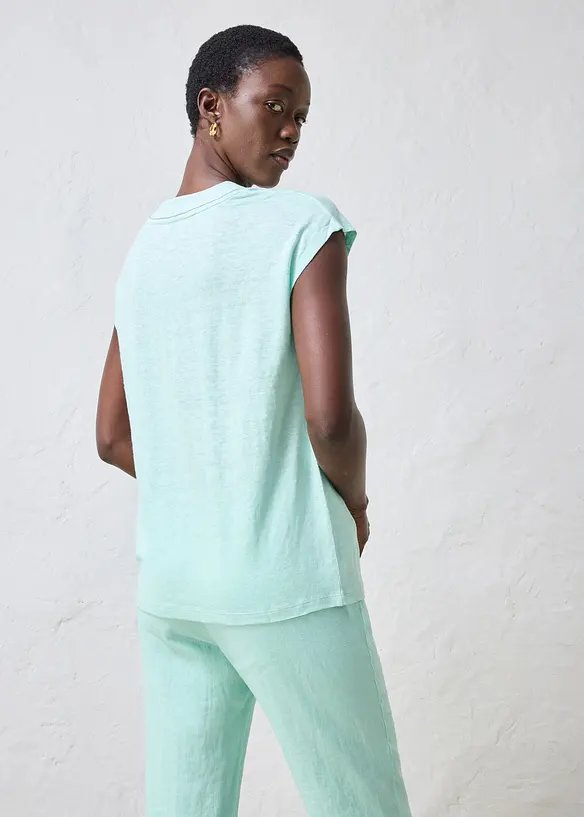 T-skjorte i lin, bonprix