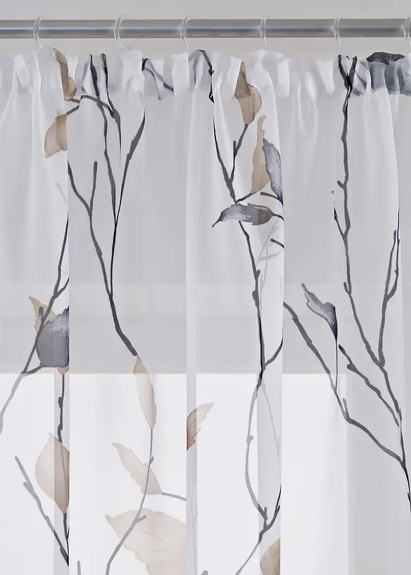 Gardin i lett voile (1-pack), bonprix