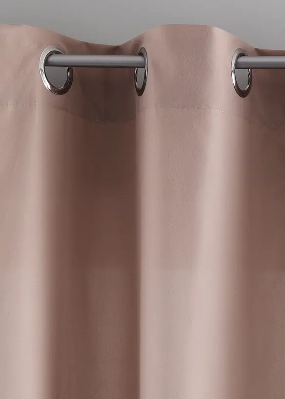 Lettstelt gardin av mikrofiber (2-pack), bonprix
