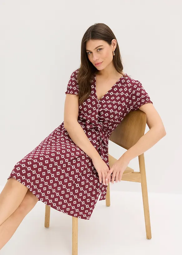 Jerseykjole i viskosemiks, bonprix