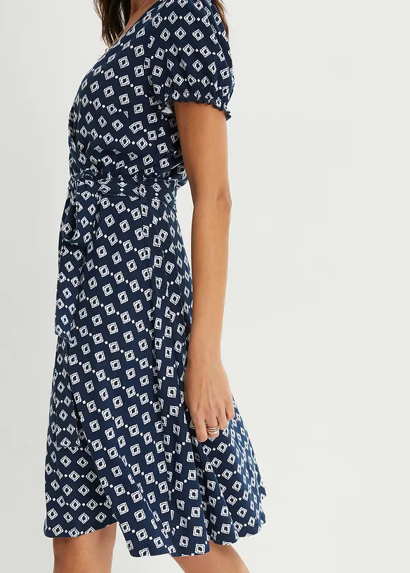 Jerseykjole i viskosemiks, bonprix