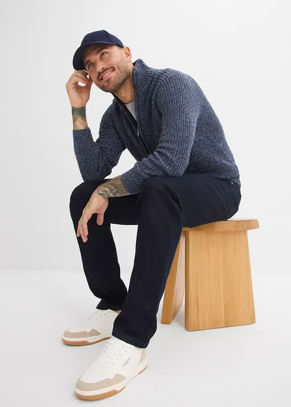 Classic fit stretchjeans, Tapered, bonprix