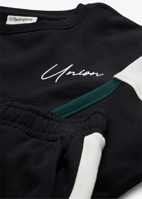 Joggedress i 100% &oslash;kologisk bomull, bonprix