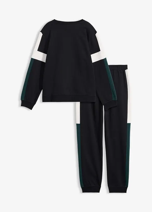 Joggedress i 100% &oslash;kologisk bomull, bonprix