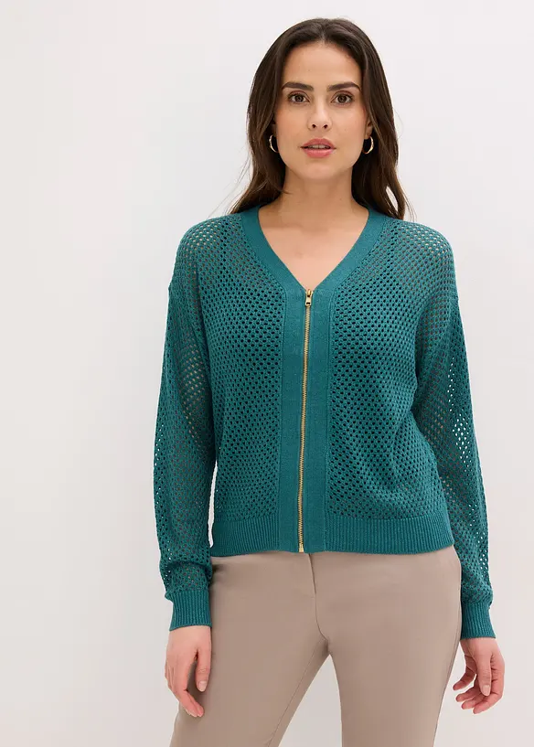 Strikkejakke, bonprix