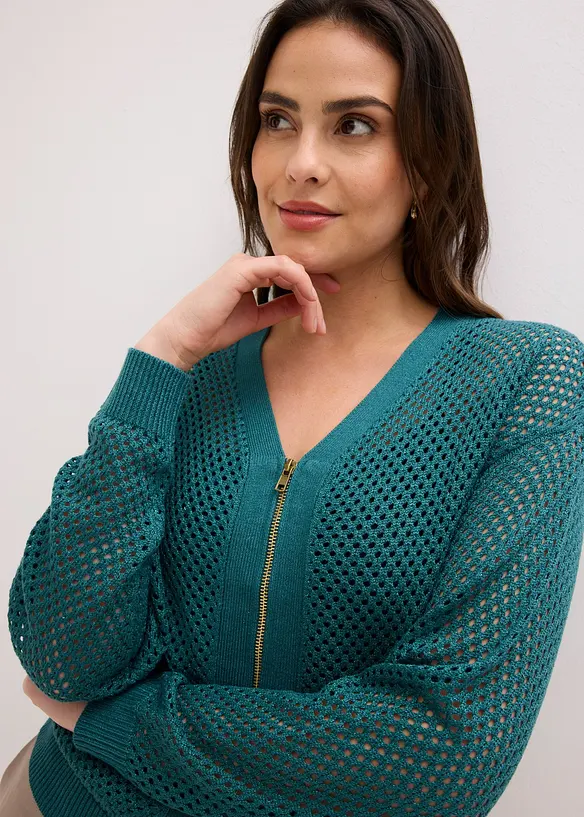 Strikkejakke, bonprix