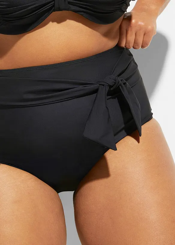 High Waist strong shape bikinitruse med knyting, bonprix