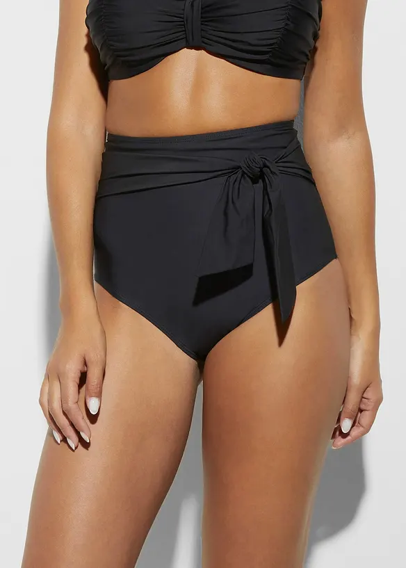 High Waist strong shape bikinitruse med knyting, bonprix