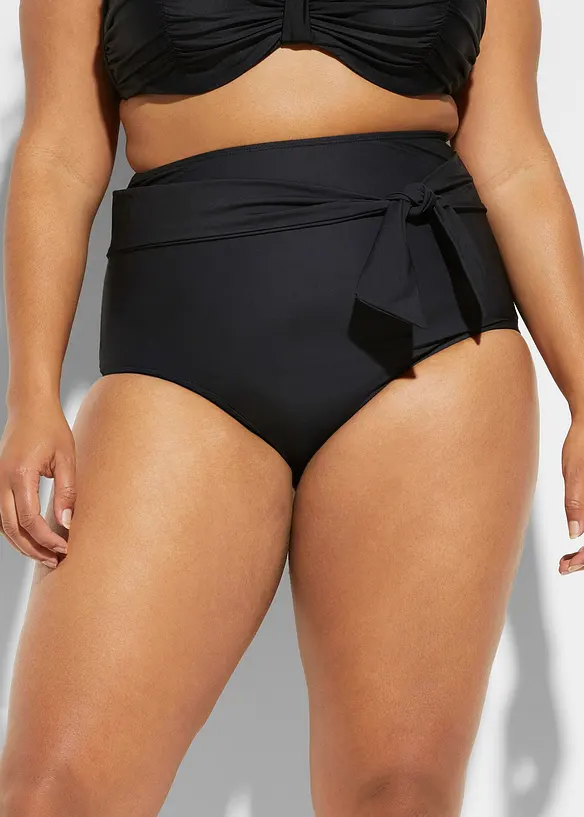 High Waist strong shape bikinitruse med knyting, bonprix