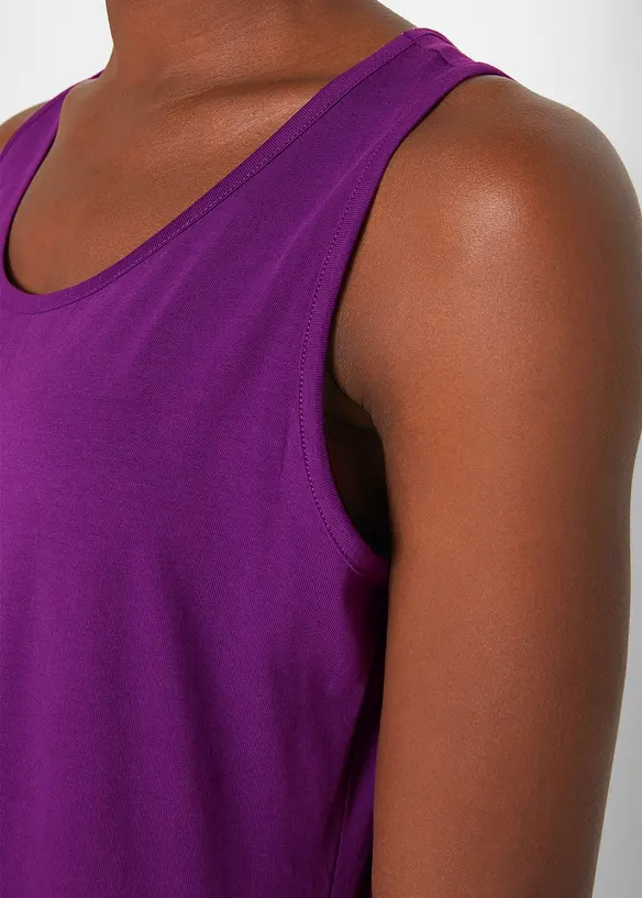 Lang topp i 100% bomull (5-pack), bonprix