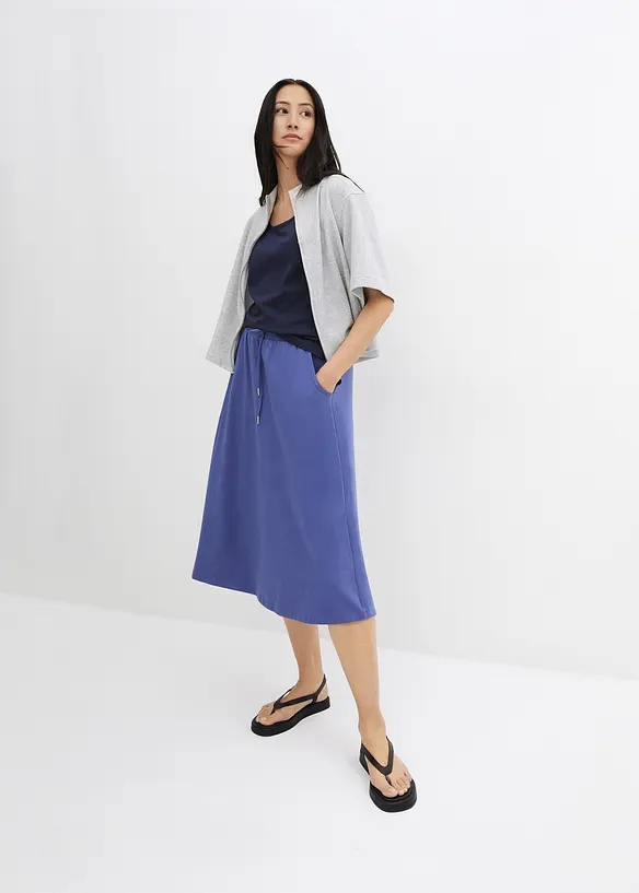 Lang topp i 100% bomull (5-pack), bonprix