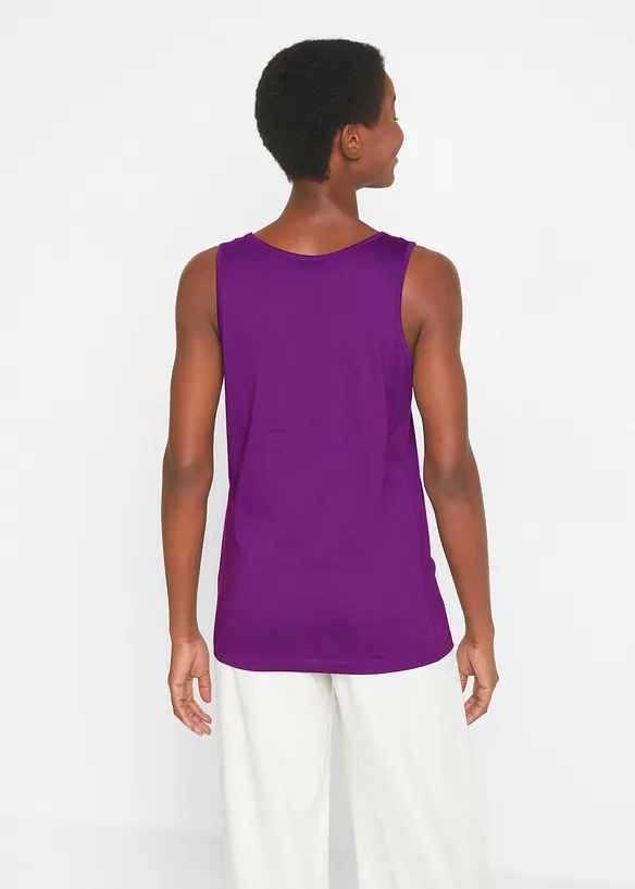 Lang topp i 100% bomull (5-pack), bonprix