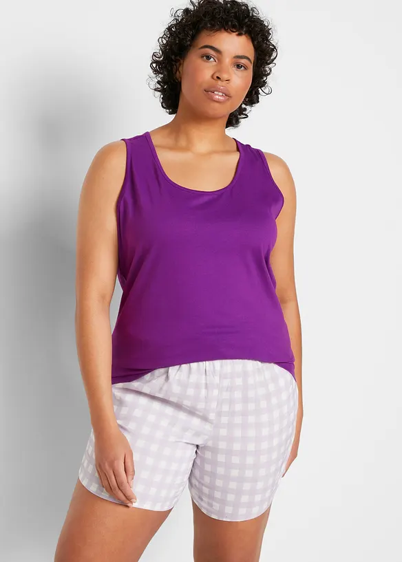 Lang topp i 100% bomull (5-pack), bonprix