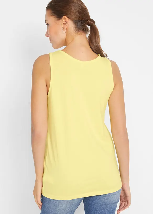 Lang topp i 100% bomull (5-pack), bonprix