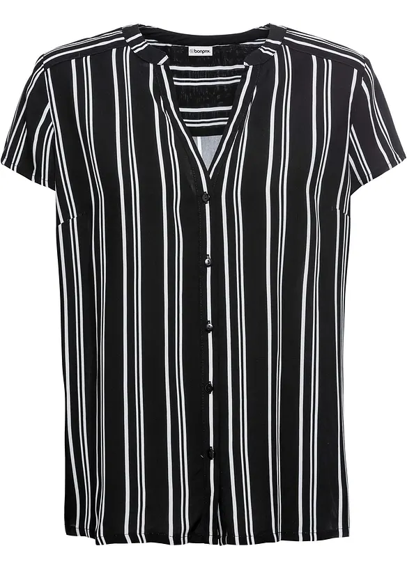 Kortermet bluse i 100% viskose, bonprix