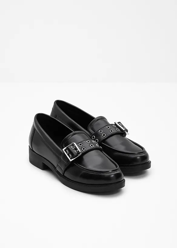 Loafers i biker look, bonprix