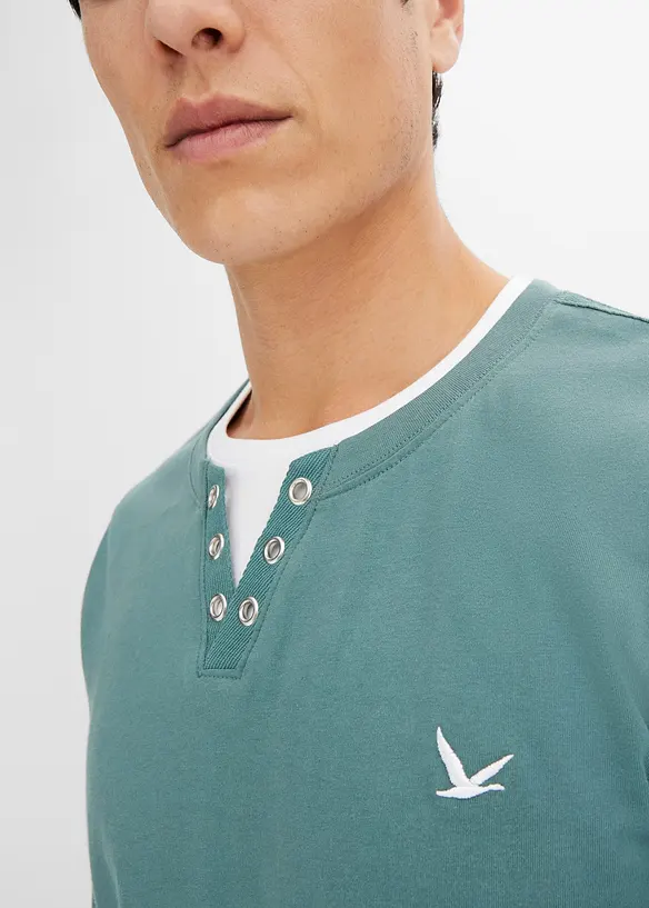 Langermet shirt (2-pack), bonprix