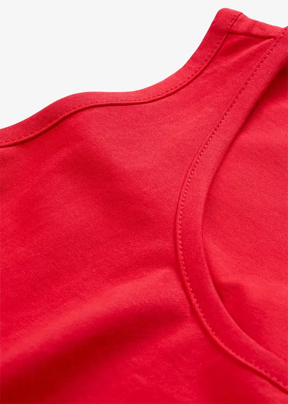 Lang topp i 100% bomull (5-pack), bonprix