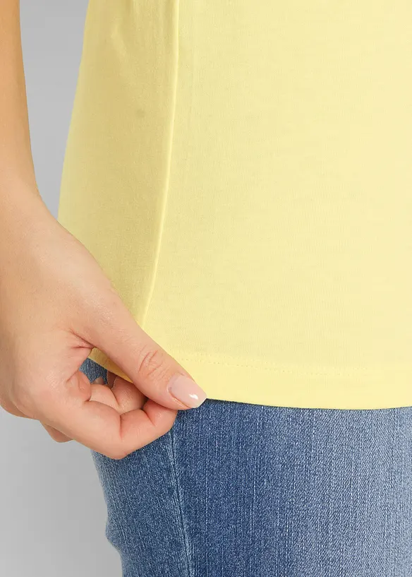 Lang topp i 100% bomull (5-pack), bonprix